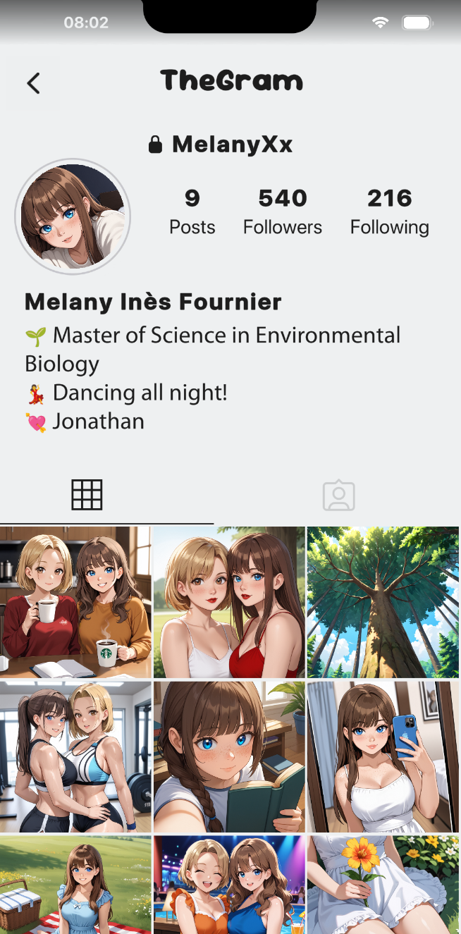 Sexting My GF character interaction screenshot 4